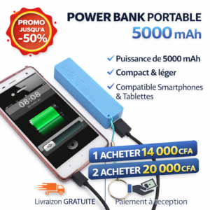 Power Bank Shell 5V USB 5000 mAh